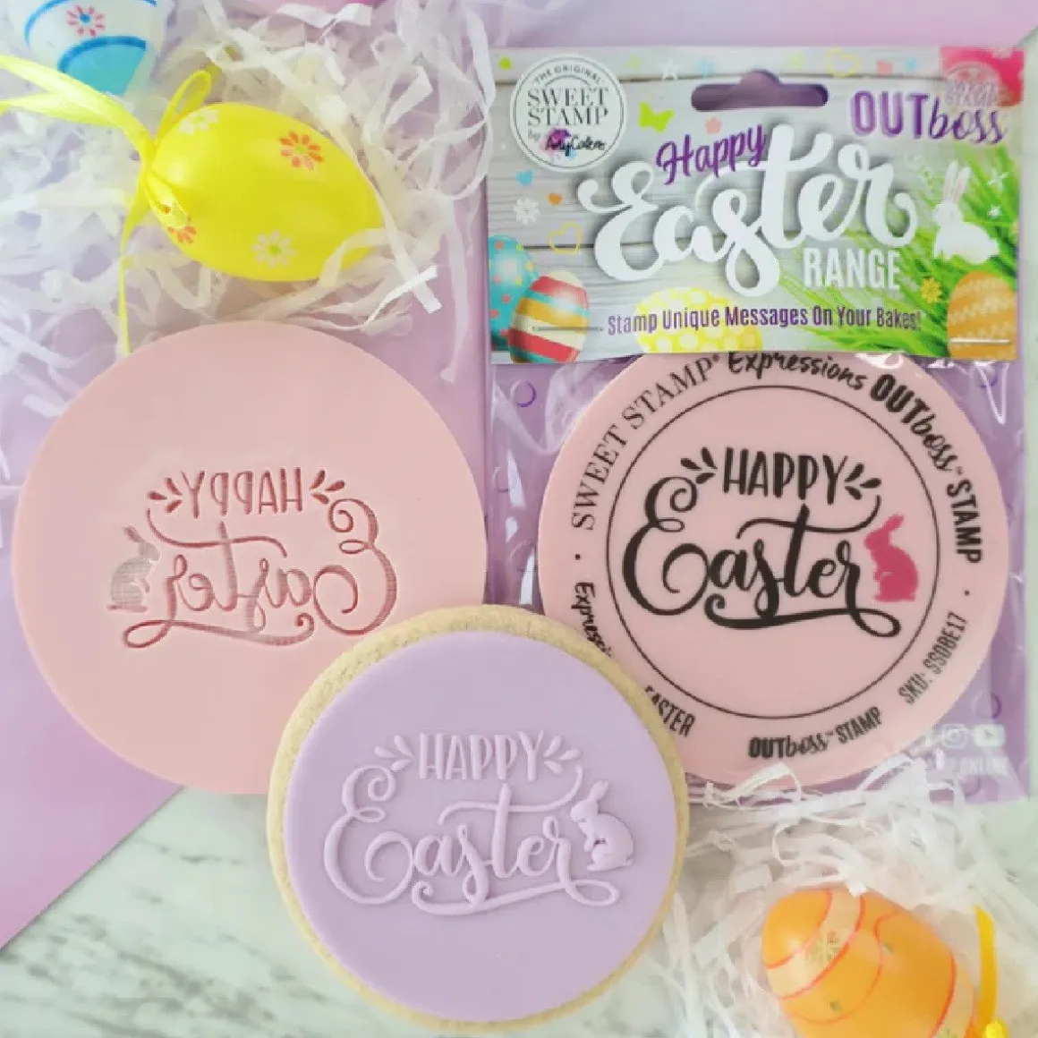 Sweet Stamp Outboss Happy Easter Bunny
