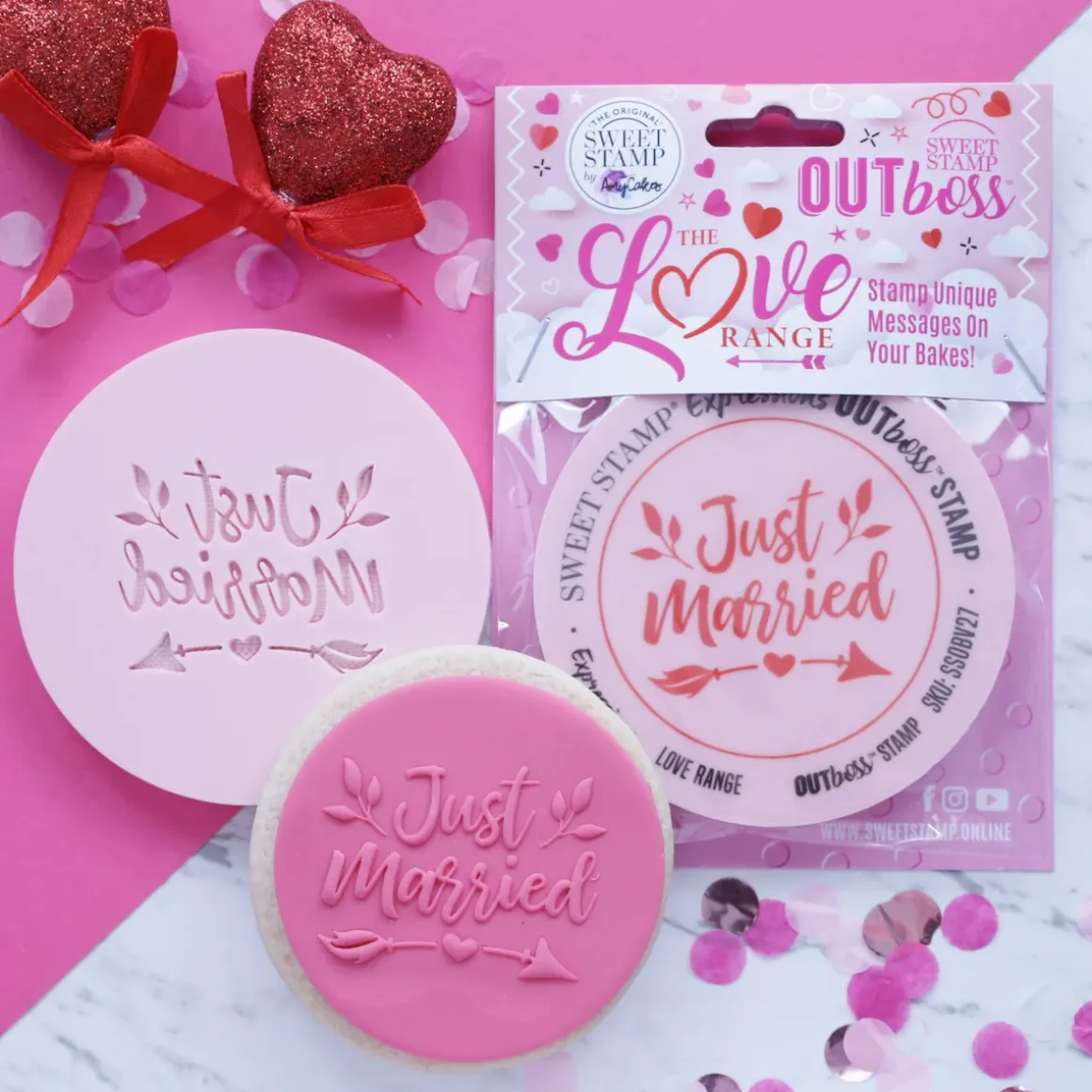 Sweet Stamp Outboss Just Married