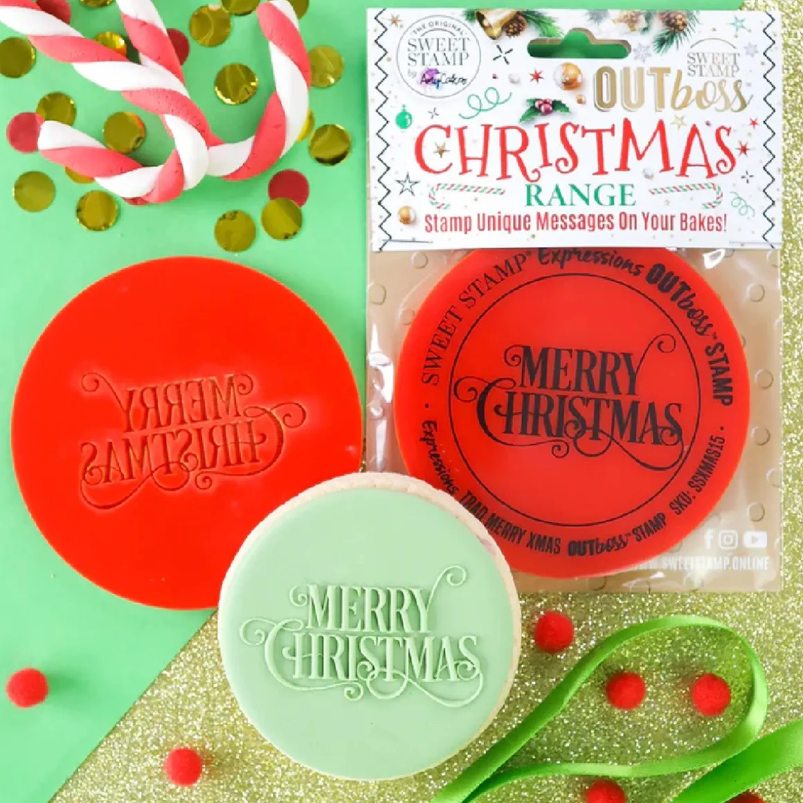 Sweet Stamp Outboss Merry Christmas Trad