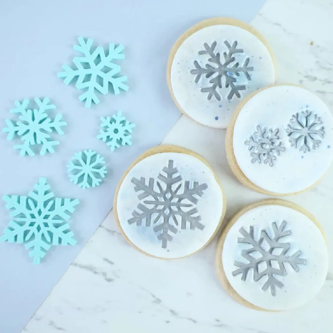 Sweet Stamp Snowflakes Elements
