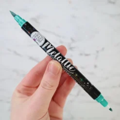 Sweet Stamp Stift Eetbare Inkt Dubbelzijdig Metallic Teal