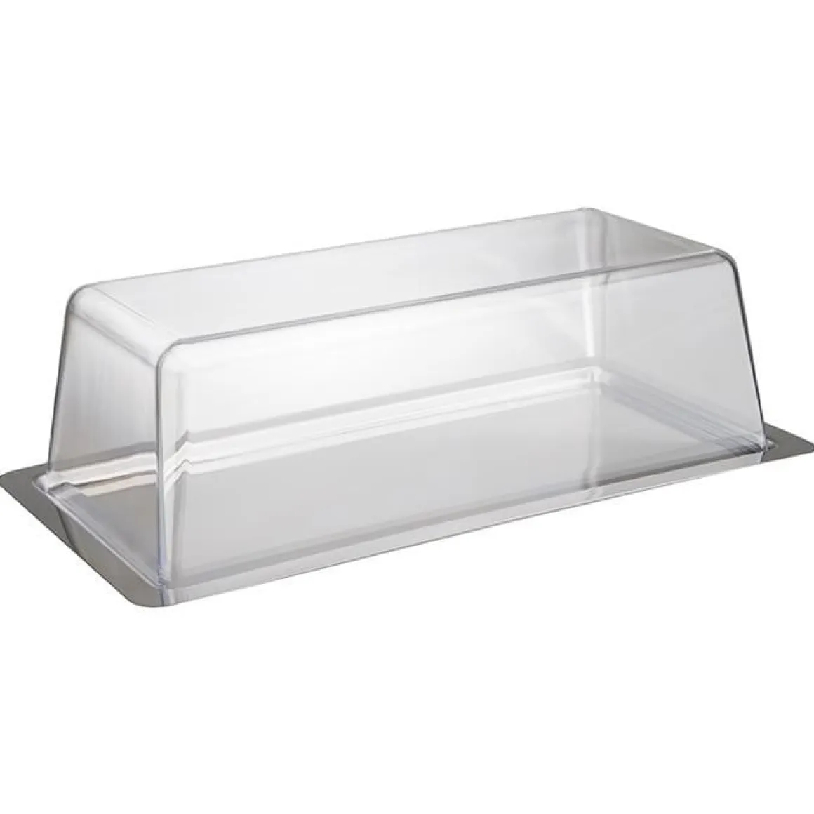 Taart/Cake Plateau RVS met Kap