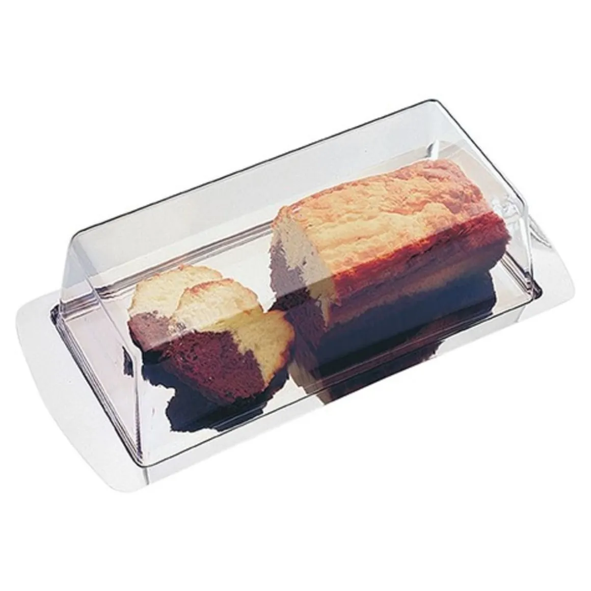 Taart/Cake Plateau RVS met Kap
