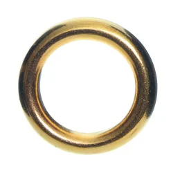 Taartdecoratie Ringen Goud Plastic Ø2cm 100st