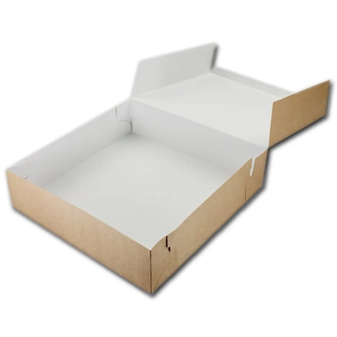 Taartdoos 30x30x8cm. Kraft 3st