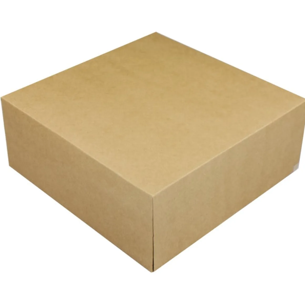 Taartdoos 25x25x10cm. Kraft 3st