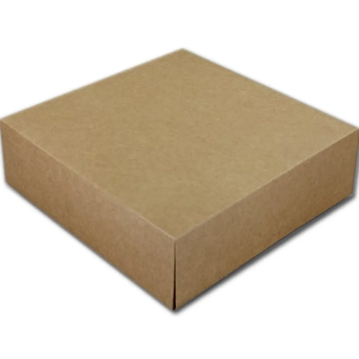 Taartdoos 21x21x8cm. Kraft 3st