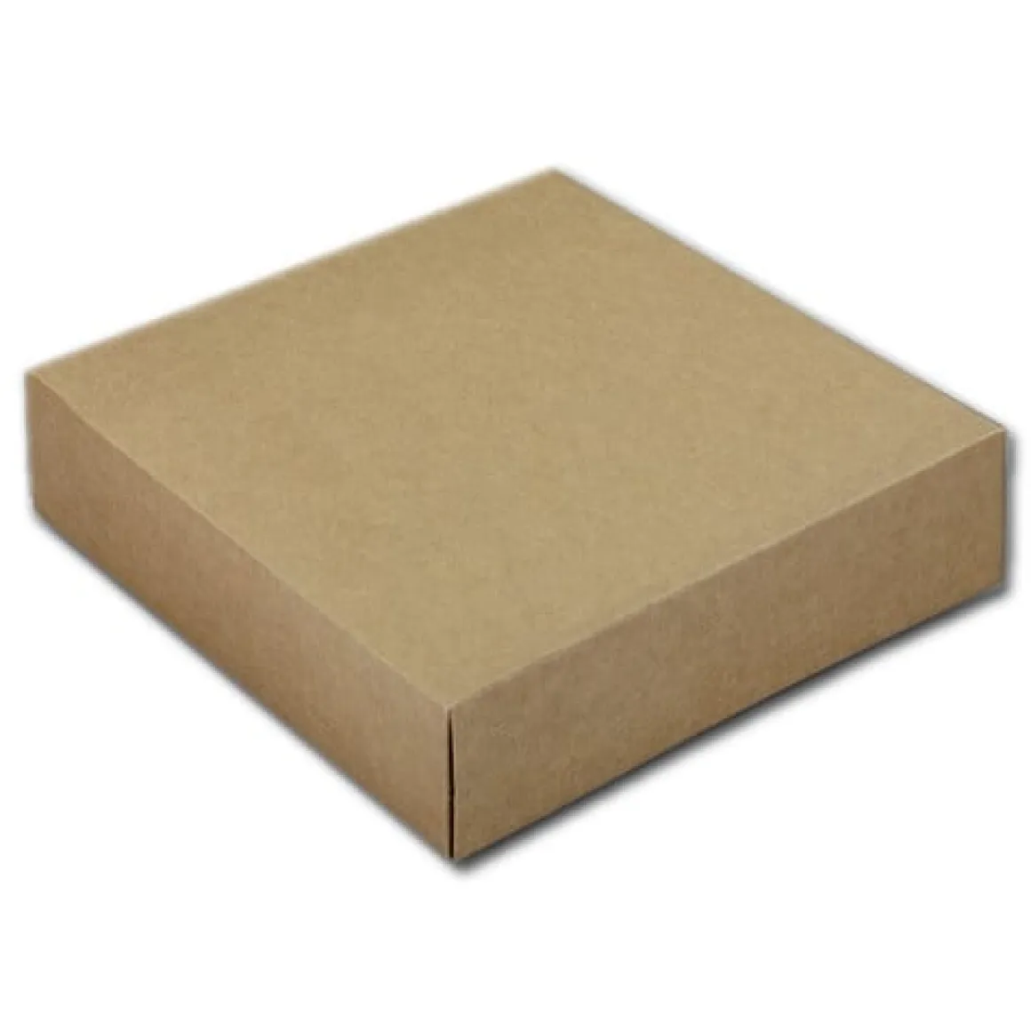 Taartdoos 19x19x5cm. Kraft 3st