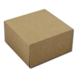 Taartdoos 15x15x8cm. Kraft 50st