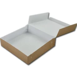 Taartdoos 19x19x5cm. Kraft 50st