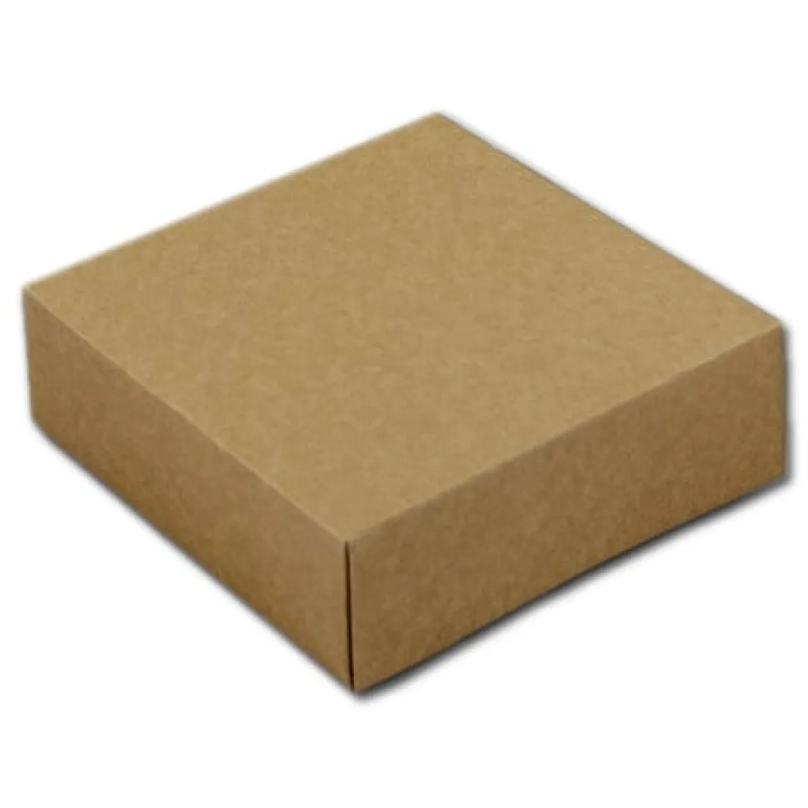 Taartdoos 15x15x5cm. Kraft 50st