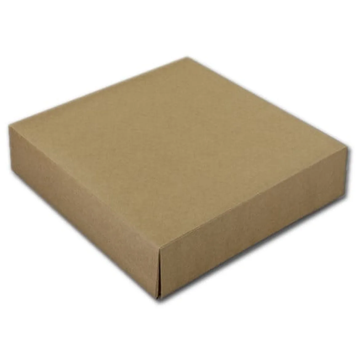 Taartdoos 21x21x5cm. Kraft 50st