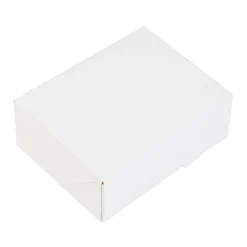 Taartdoos 12x9,5x4,5cm. Wit 3st