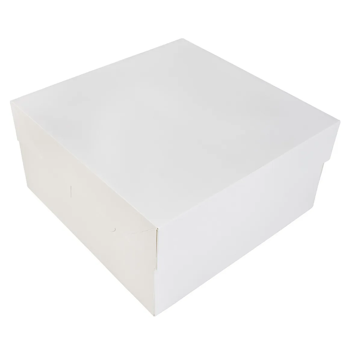 Taartdoos 30x30x15cm. Wit 3st