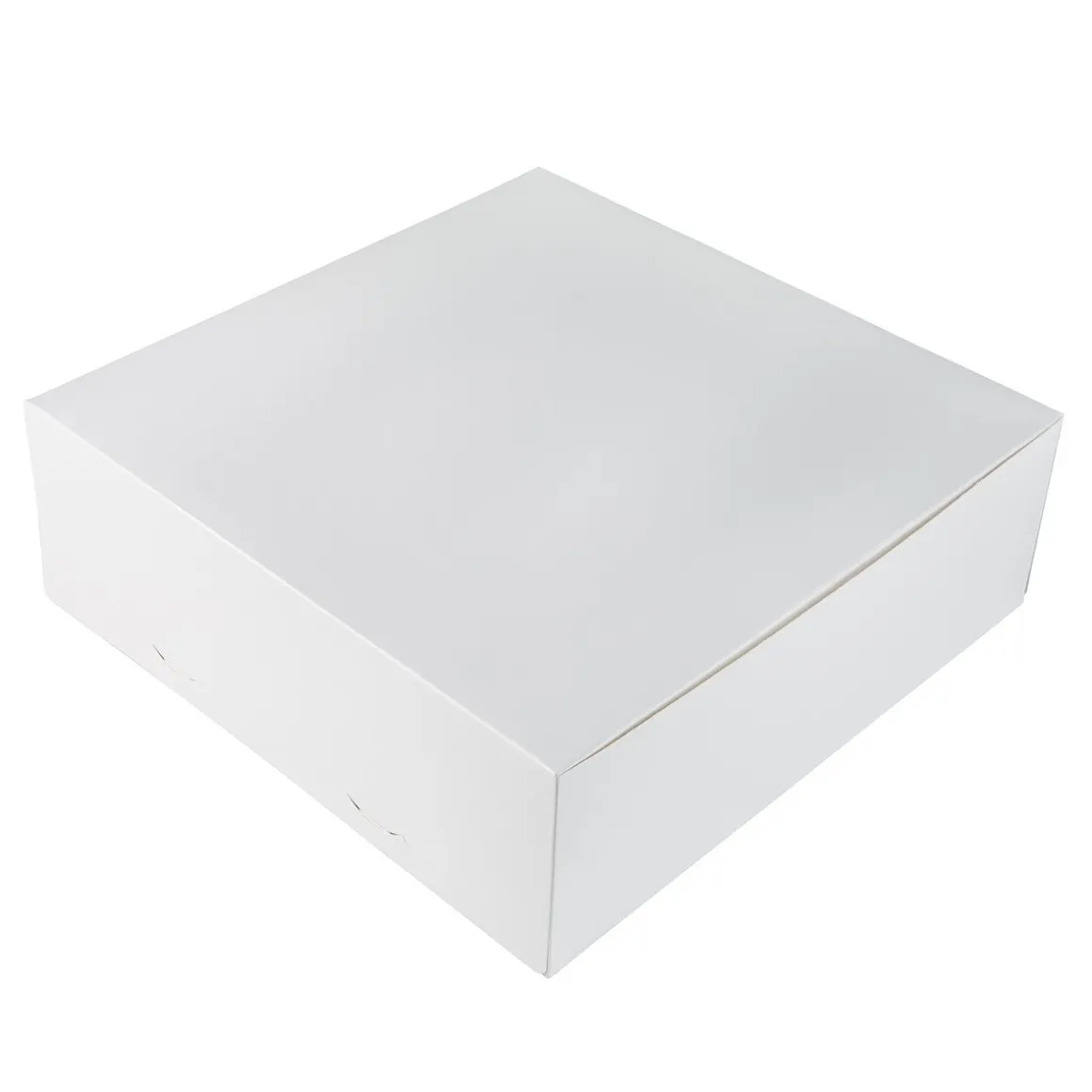 Taartdoos 30x30x10cm. Wit 3st