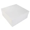 Taartdoos 35x35x15cm. Wit 3st