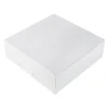 Taartdoos 25x25x8cm. Wit 50st