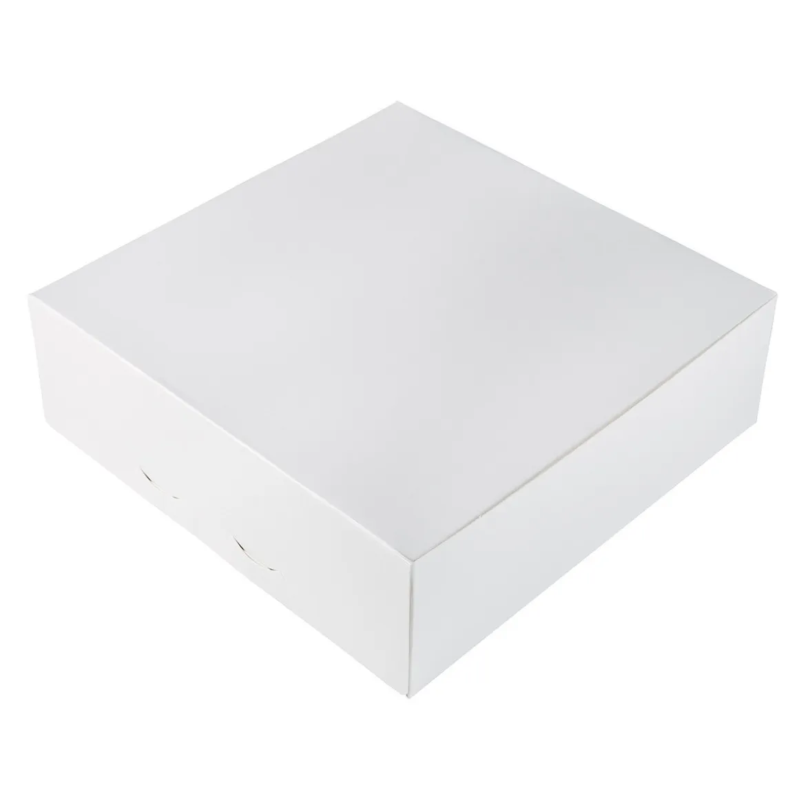 Taartdoos 25x25x8cm. Wit 50st