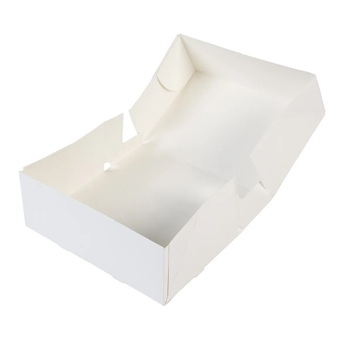 Taartdoos 21x14x8cm. Wit 50st