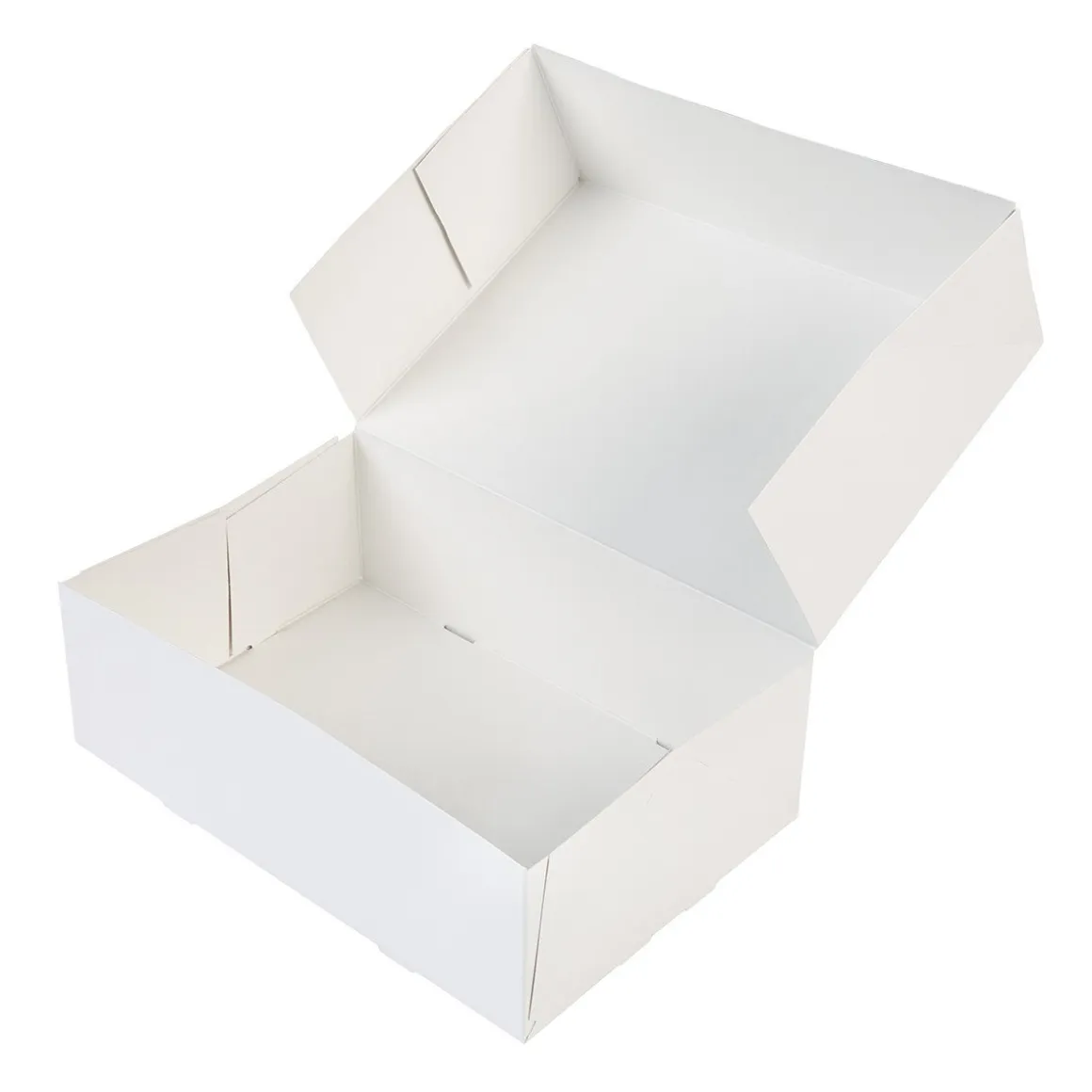 Taartdoos 24x16x8cm. Wit 50st