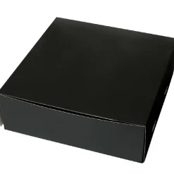 Taartdoos 30x30x10cm. Zwart 50st