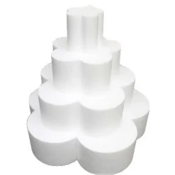Taart Dummy Bloem 5-blads 10cm -Ø50cm-**