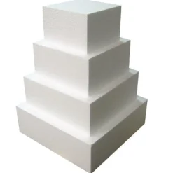 Taart Dummy vierkant 7cm - 20x20cm