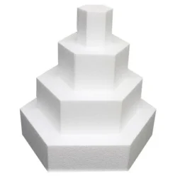 Taart Dummy Zeshoek 5cm -Ø25cm-