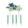 Taartkaarsjes Voetbal & Taartopper Goal