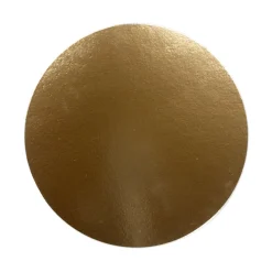 Taartkarton Goud/Wit Ø32cm per stuk