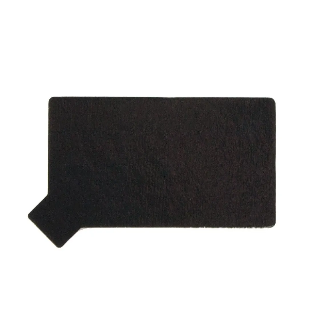 Taartkarton Groen/Zwart met lip 5,5x9 cm per stuk