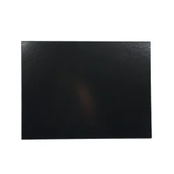 Taartkarton Rechthoek Goud/Zwart 60x40cm per stuk