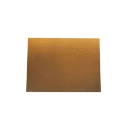 Taartkarton Rechthoek Goud/Zwart 20x30cm per stuk