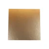 Taartkarton Vierkant Goud/Zwart 20x20cm per stuk