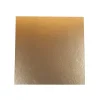 Taartkarton Vierkant Goud/Zwart 24x24cm per stuk