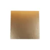 Taartkarton Vierkant Goud/Zwart 16x16cm per stuk