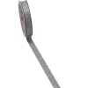 Taartlint Glitter Zilver 15mm x 20m**