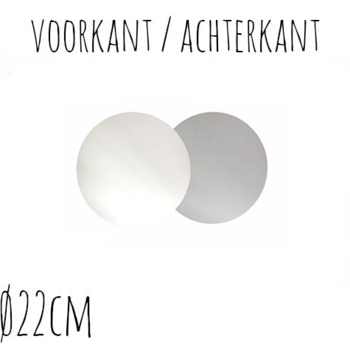 Taartonderzetter Wit / Zilver Ø22cm 100st.