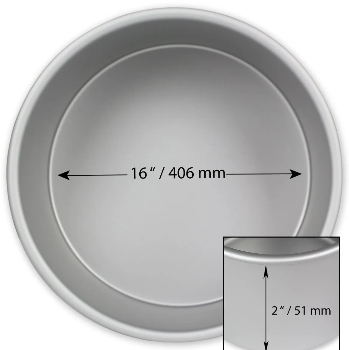 Taartpan PME rond Ø40,5 x 5cm