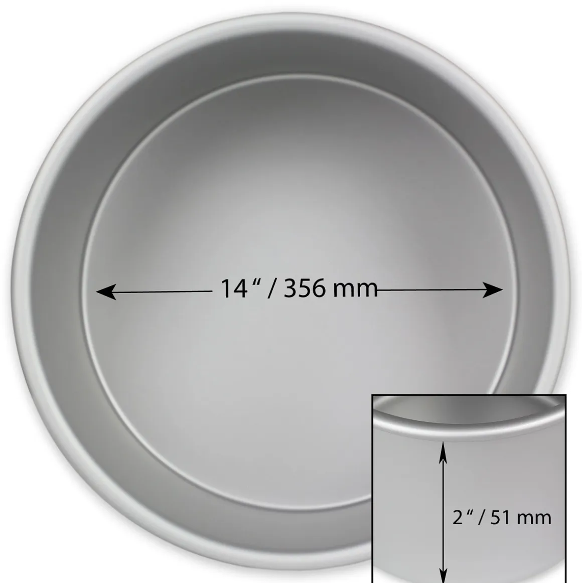 Taartpan PME rond Ø35,5 x 5cm
