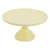 Taartplateau Geel Melamine Ø23,5x12cm