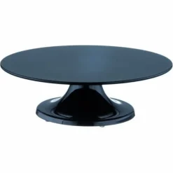 Taartplateau Melamine Draaibaar Zwart Ø32x10cm
