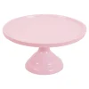 Taartplateau Roze Melamine Ø23,5x12cm