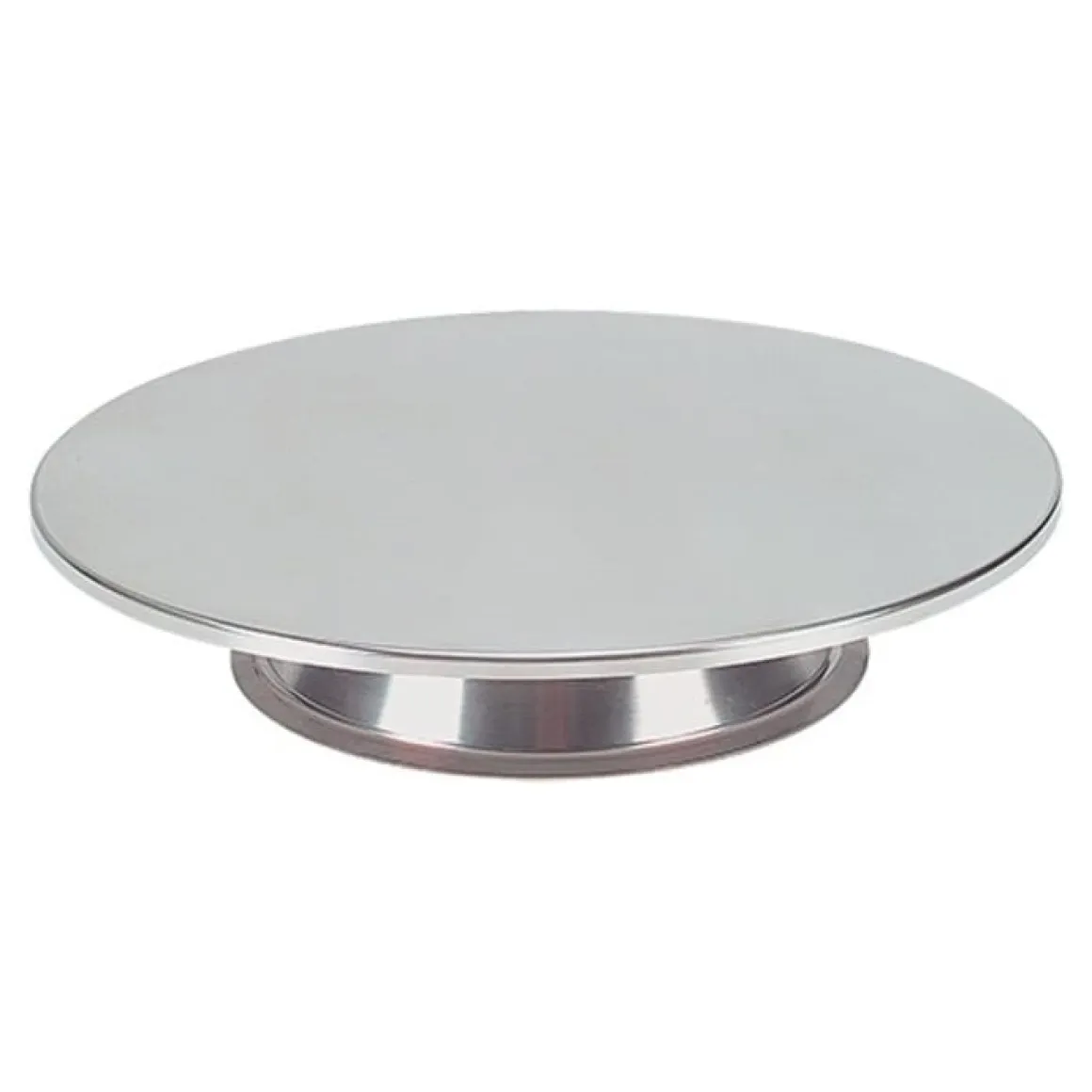 Taartplateau RVS Ø30x6cm