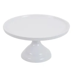 Taartplateau Wit Melamine Ø23,5x12cm