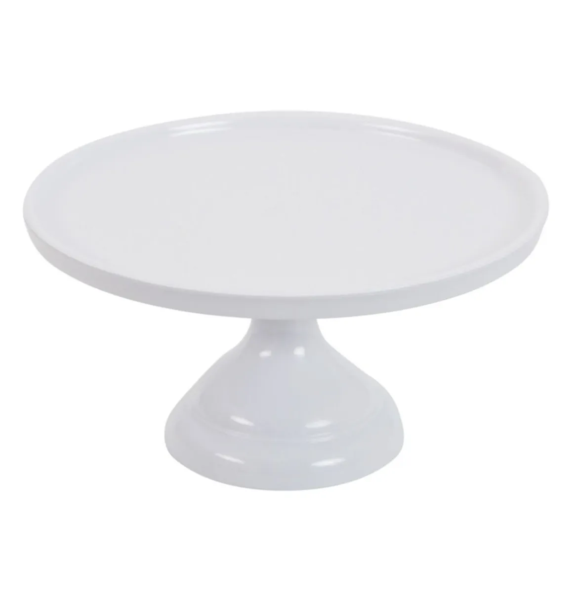 Taartplateau Wit Melamine Ø23,5x12cm