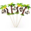 Taartprikker Slingeraap in Palm 25cm 50st.