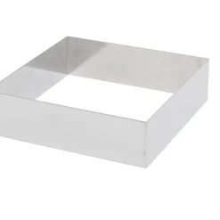 Taartring RVS Vierkant 20x20x5cm