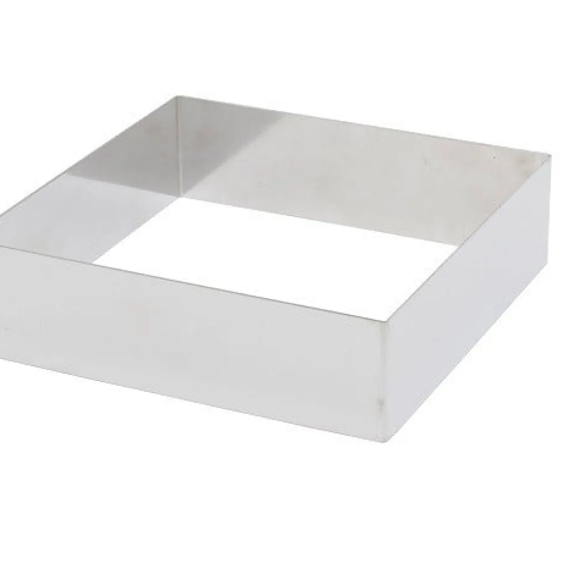 Taartring RVS Vierkant 20x20x5cm