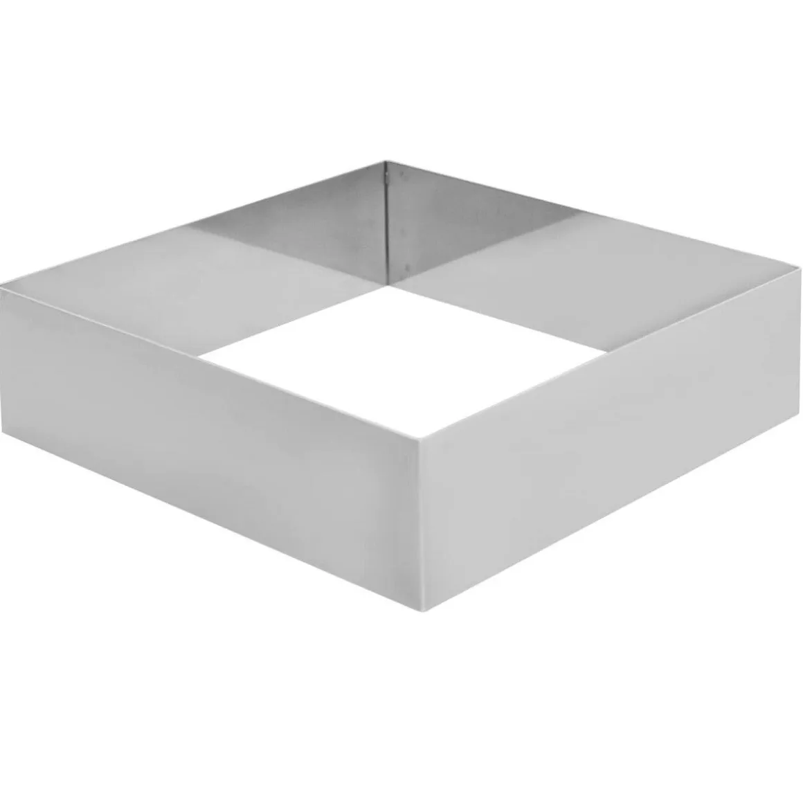 Taartring RVS Vierkant 18x18x5cm